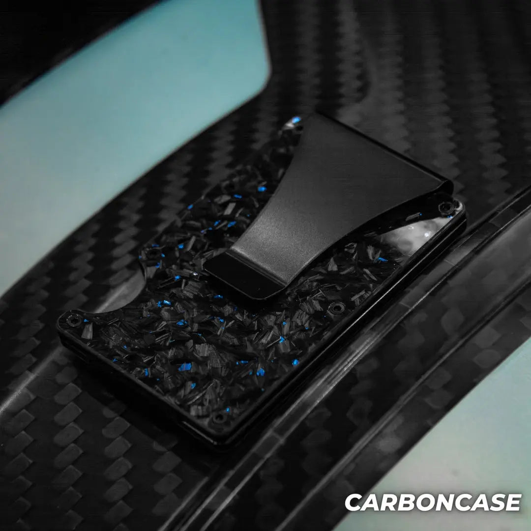 Portefeuille RFID en fibre de carbone