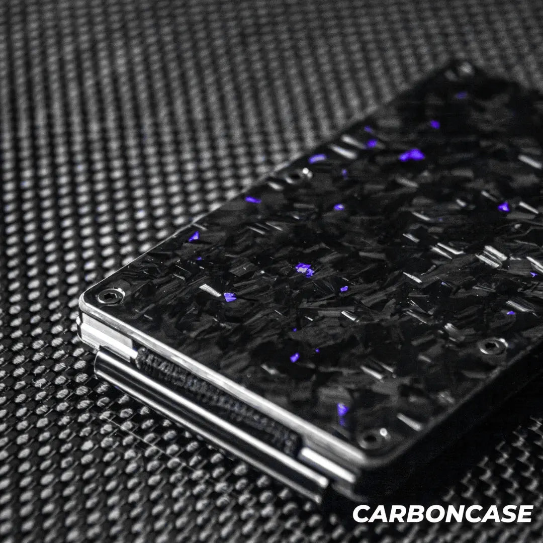 Portefeuille RFID en fibre de carbone